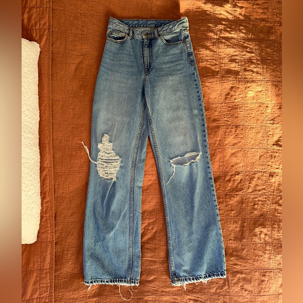 Dr Denim Size 27 High Rise Wide Leg